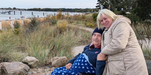 Michael und Susanne am Timmendorfer Strand
